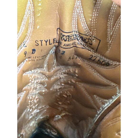 Westex Mens 9D Snake Leather Cowboy Boots - Picture 6 of 16